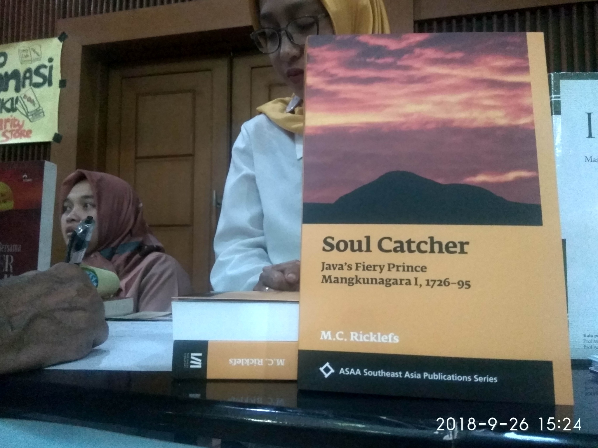 Buku Soul Catcher, Java's Fiery Prince Mangkunegara I, 1726-1795.