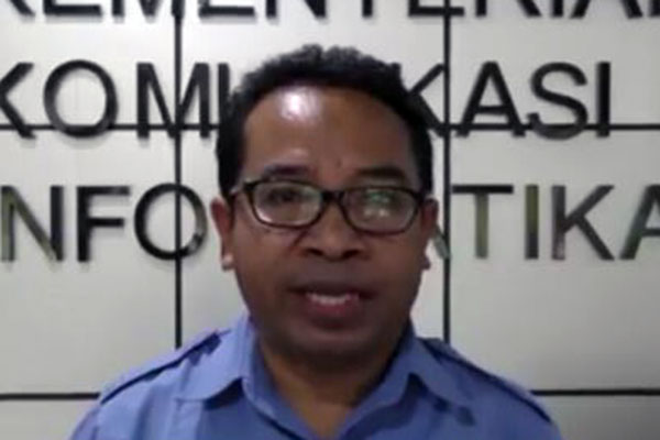 Plt Kepala Biro Humas Kemenkominfo, Ferdinandus Setu---Ist