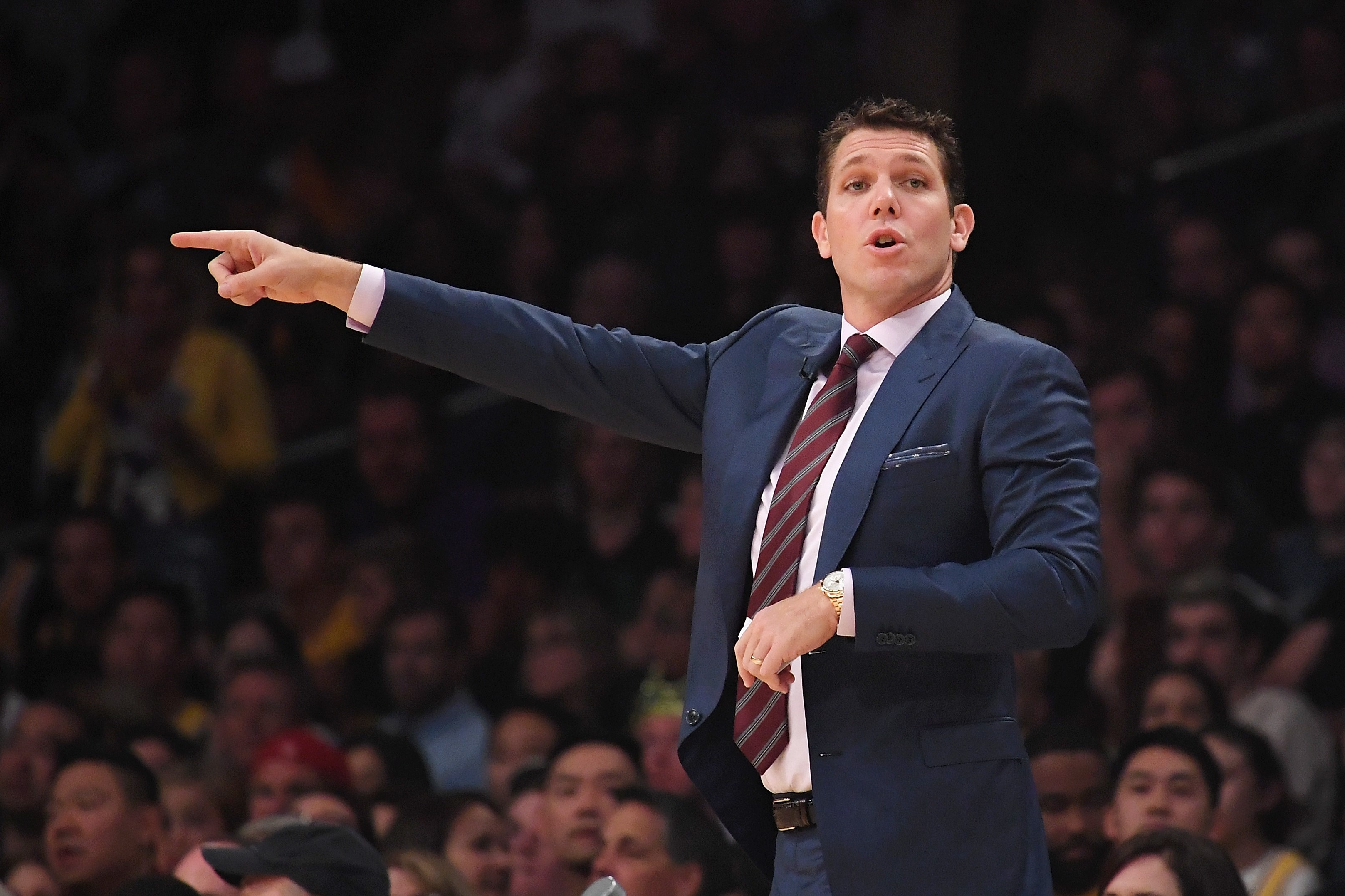 Pelatih Los Angeles Lakers Luke Walton