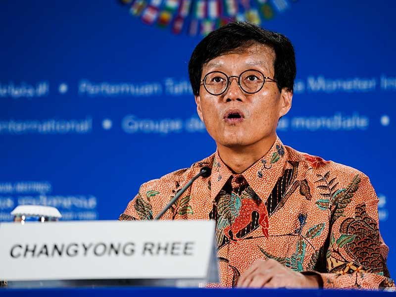 DIREKTUR Asia Pasific IMF Changyong Rhee