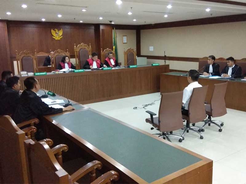 Suasana sidang Fayakhun 