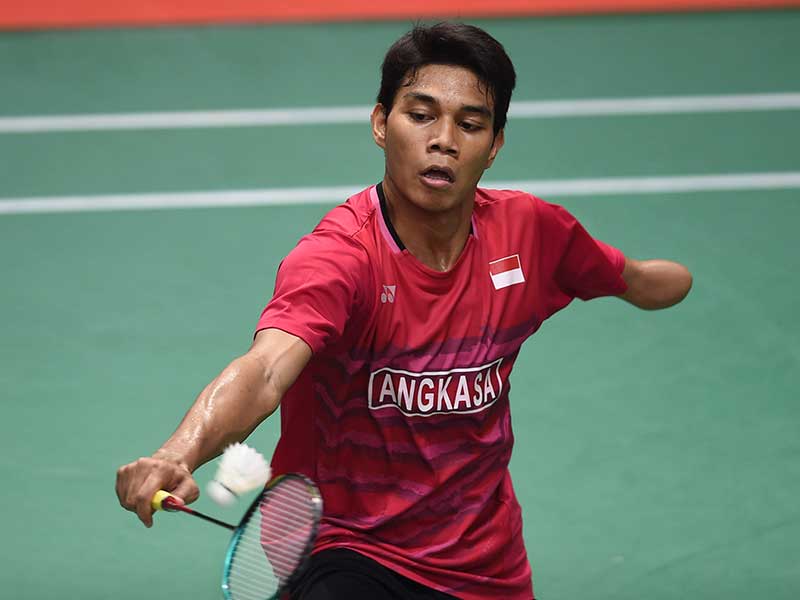 Atlet bulu tangkis Para Games Indonesia Suryo Nugroho 