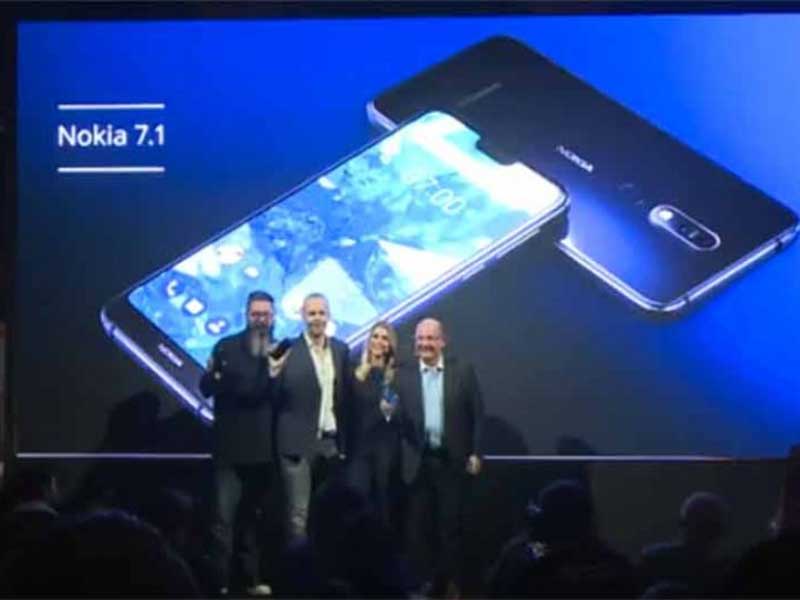 Peluncuran Nokia 7.1 di London, Kamis malam waktu setempat (4/10/2018) atau Jumat dinihari WIB (5/10/2018). 