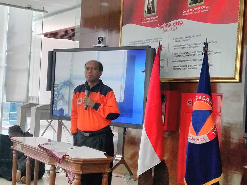Kepala Pusat Data Informasi dan Humas BNPB Sutopo Purwo Nugroho