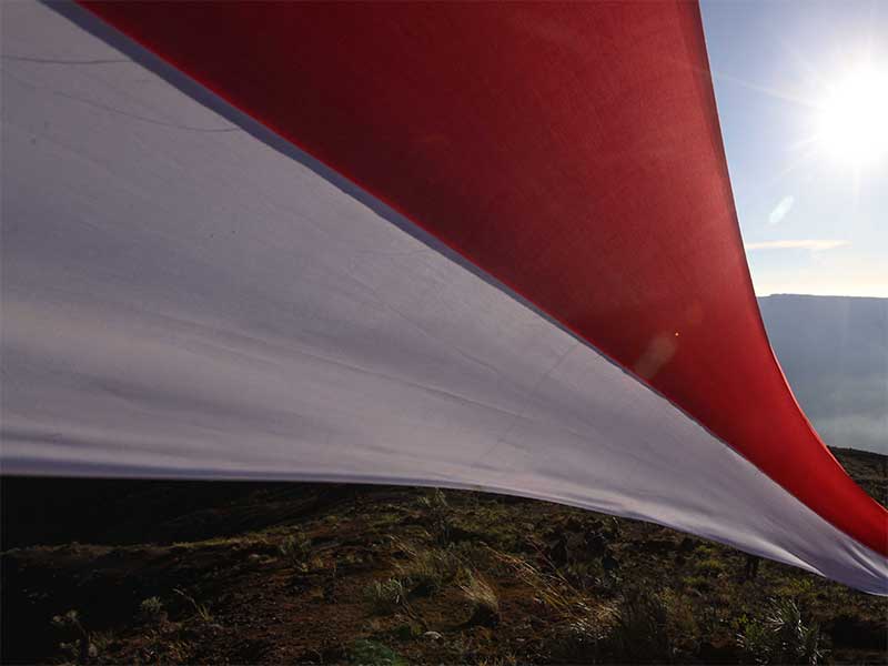 Bendera Indonesia -- MI/RAMDANI