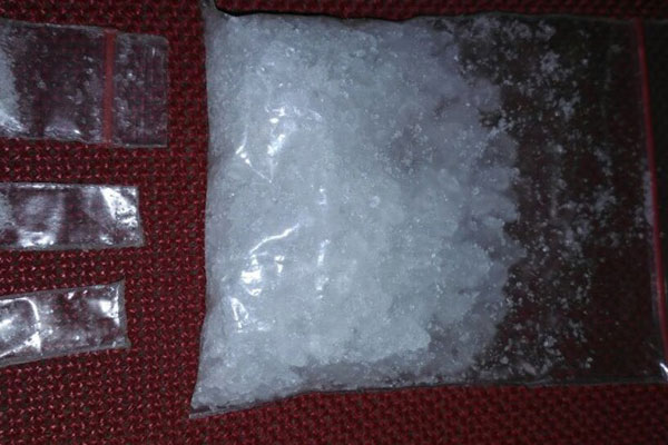  1,2 Kg Sabu di Dinding Kardus