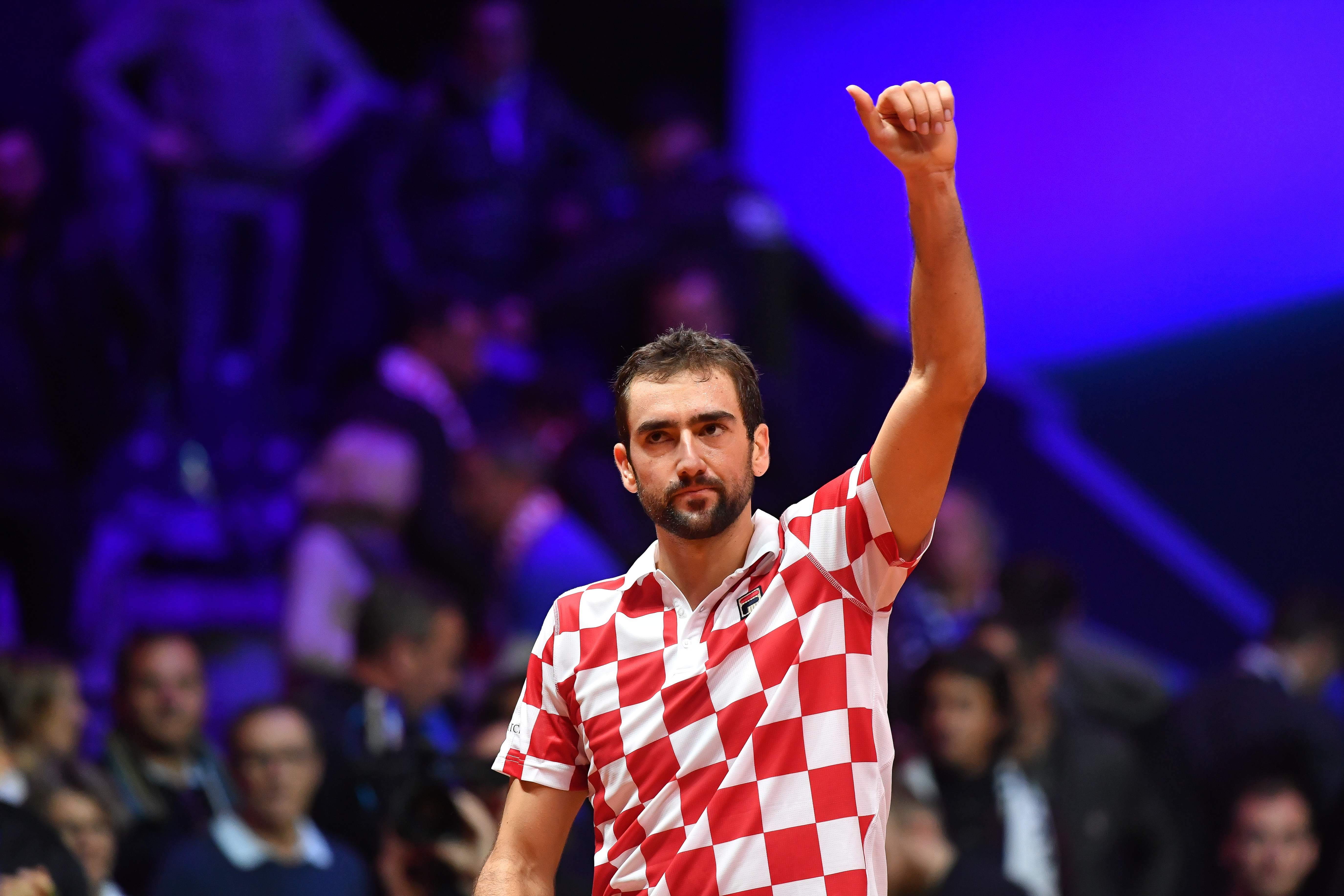 Petenis Kroasia Marin Cilic