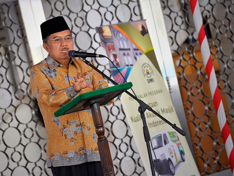 Ketua Dewan Masjid Indonesia (DMI) Jusuf Kalla