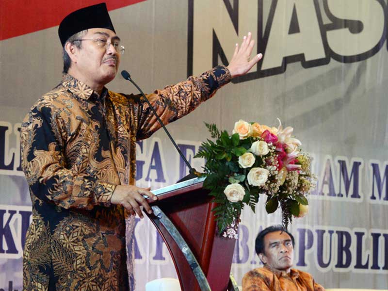 KETUA Umum Ikatan Cendekiawan Muslim Indonesia (ICMI), Jimly Asshiddiqie