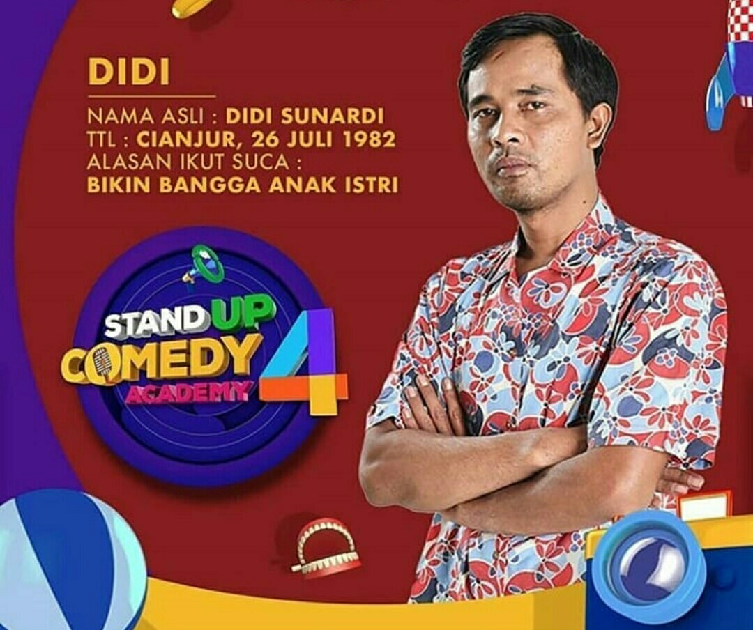 Didi, Sang Kuli Bangunan Komika, Kini Ingin Jadi Penulis