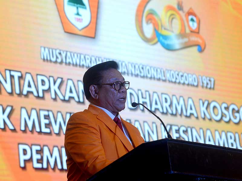 Ketua Umum PPK Kosgoro 1957 HR Agung Laksono