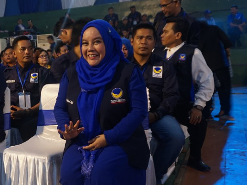 Ketua DPW Partai NasDem Kalimantan Tengah (Kalteng) Farida Darland Atjeh