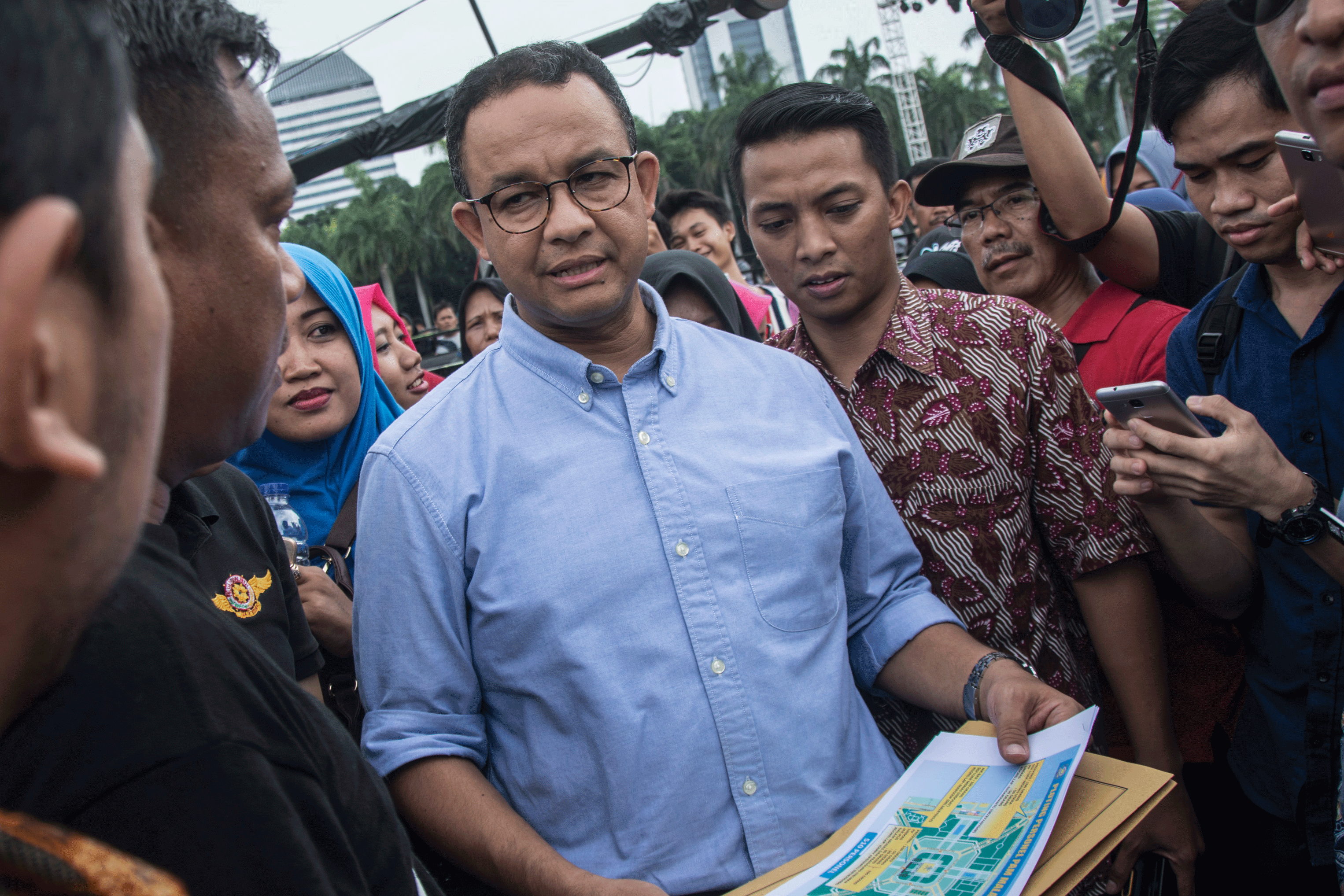Anies tidak Sepakati Giant Sea Wall