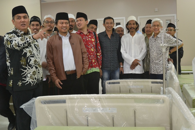 Peninjauan pembangunan RSU Syubbanul Wathon