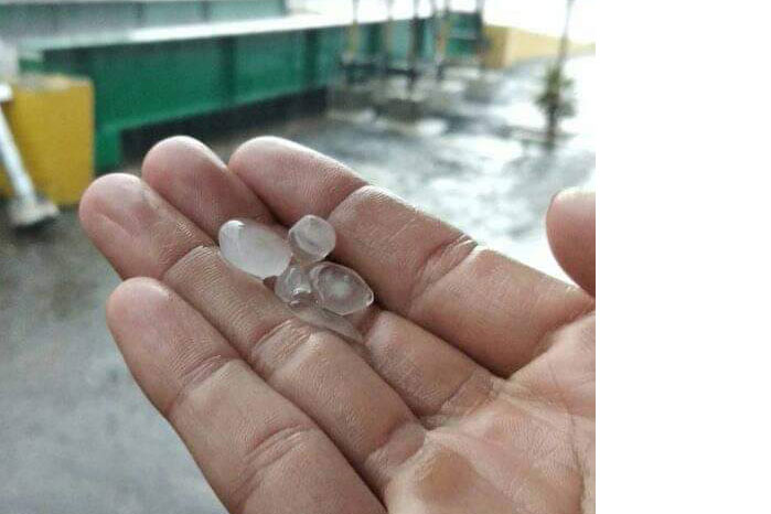 Sebagian Wilayah Sleman Diguyur Hujan Es