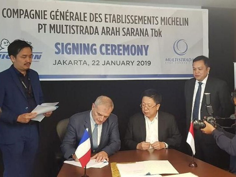 Penandatanganan Akusisi 80% Saham Multistrada oleh Michelin