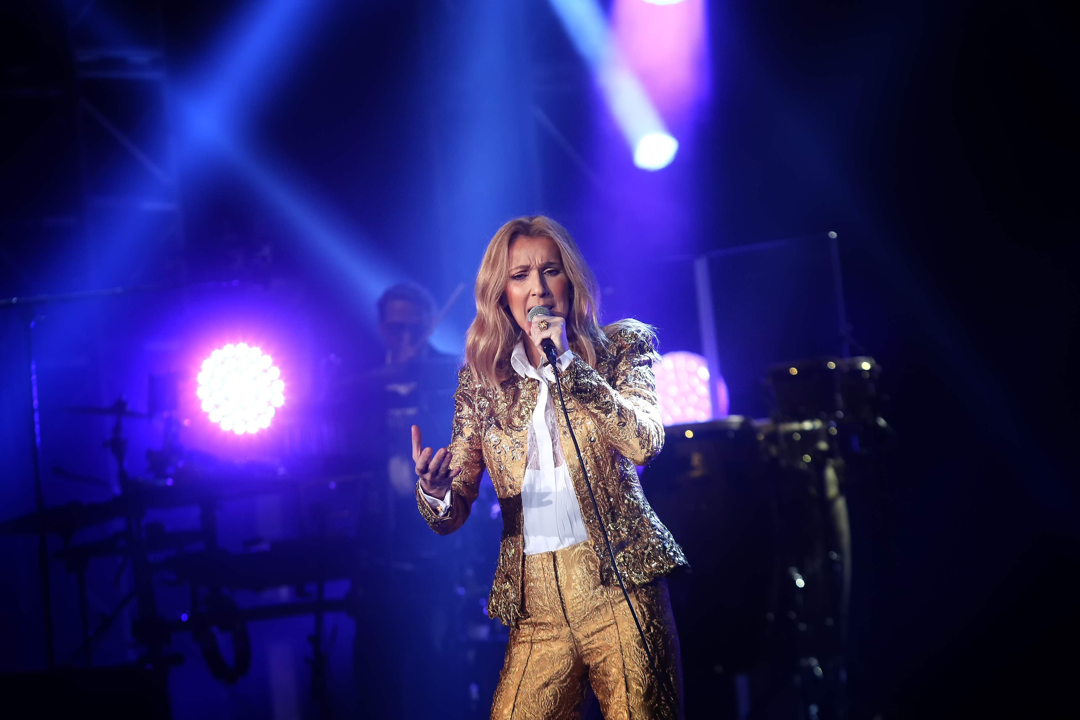 Celine Dion Curi Perhatian di Konser Lady Gaga
