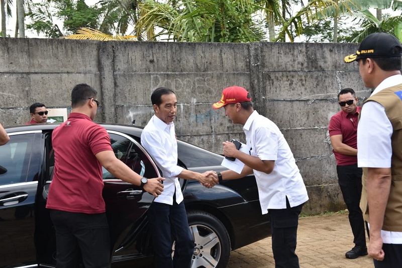 Presiden Joko Widodo hadiri kegiatan Tagana