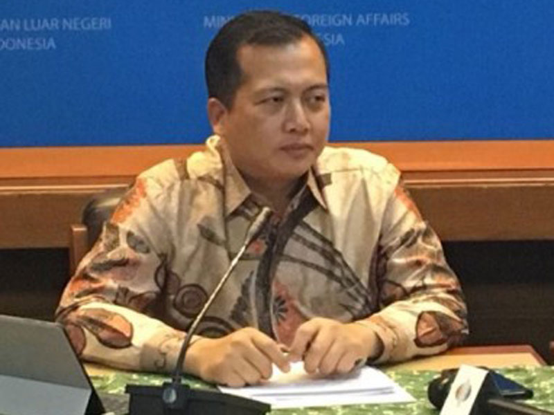 Direktur Perlindungan WNI dan BHI Kementerian Luar Negeri, Lalu Muhammad Iqbal
