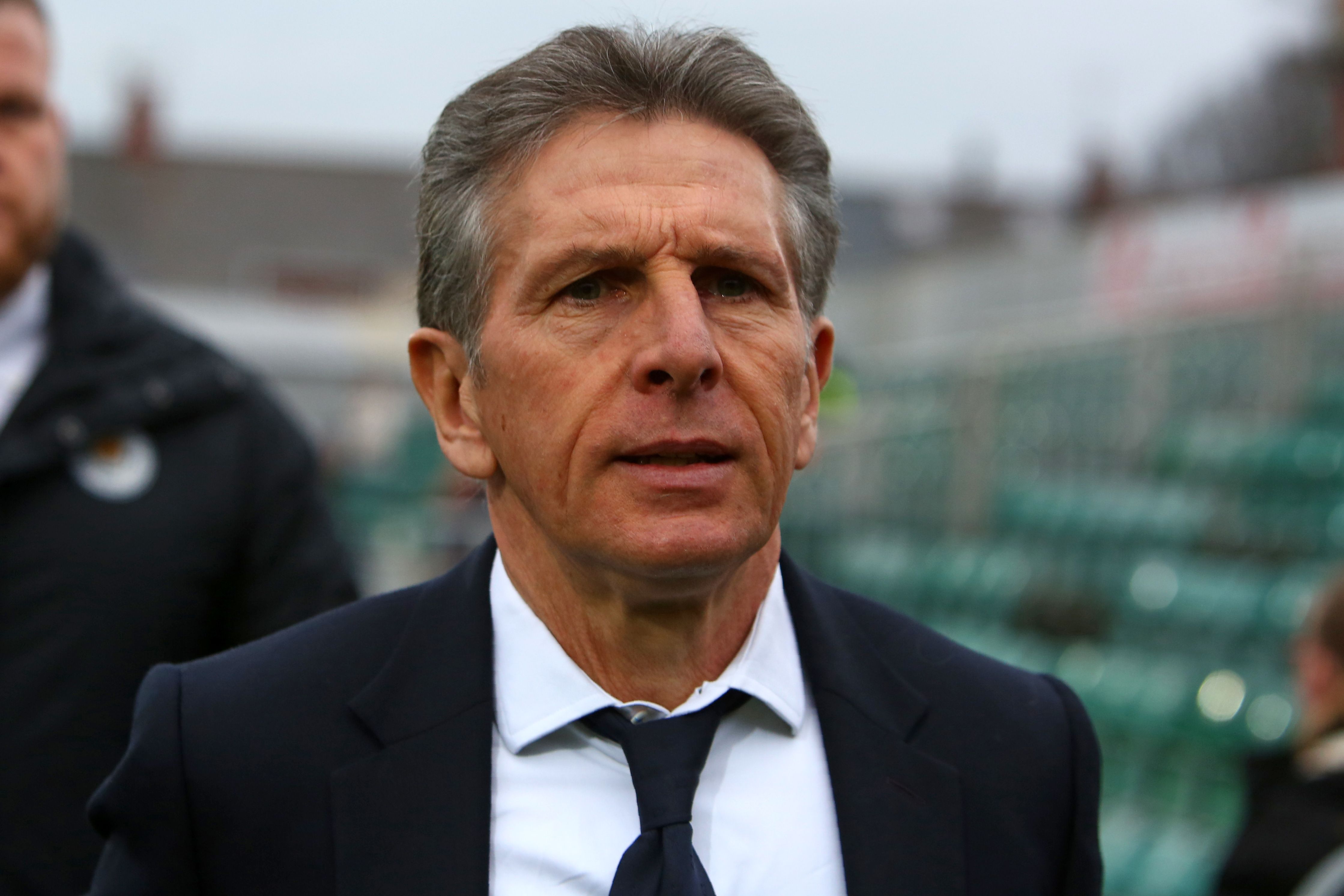 DIPECAT: Claude Puel saat memimpin Leicester City dalam laga Liga Primer beberapa waktu lalu. Kemarin, pelatih asal Prancis itu dipecat setelah tim asuhannya kalah 1-4 dari Crystal Palace dalam lanjutan Liga Primer.