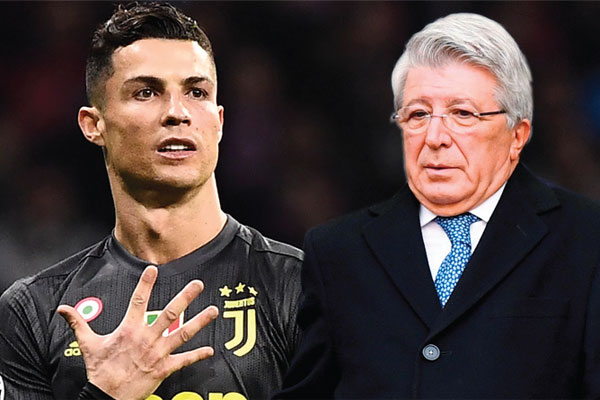 Cristiano Ronaldo Vs Presiden klub Atletico Madrid, Enrique Cerezo