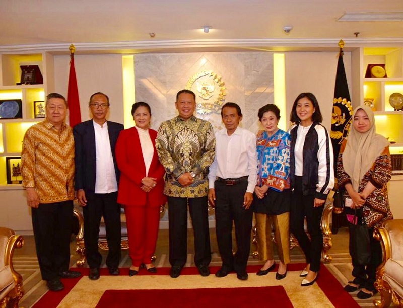 Ketua DPR RI Bambang Soesatyo dan pengurus Mufakat Budaya Indonesia