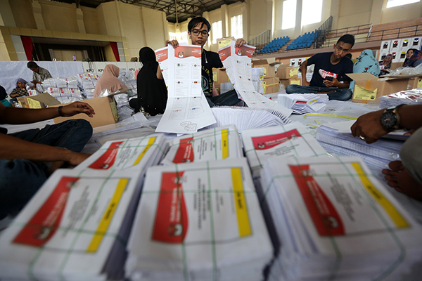 Surat suara yang rusak