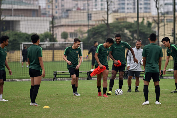 LATIHAN TIMNAS U-23 INDONESIA