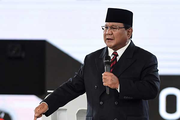 Capres nomor urut 02 Prabowo Subianto