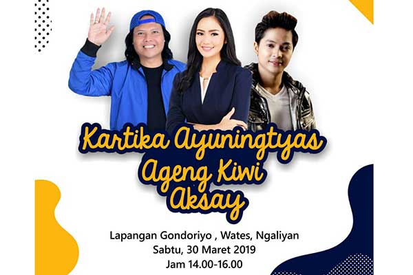 Caleg dan Artis Partai NasDem Gebrak Jawa Tengah