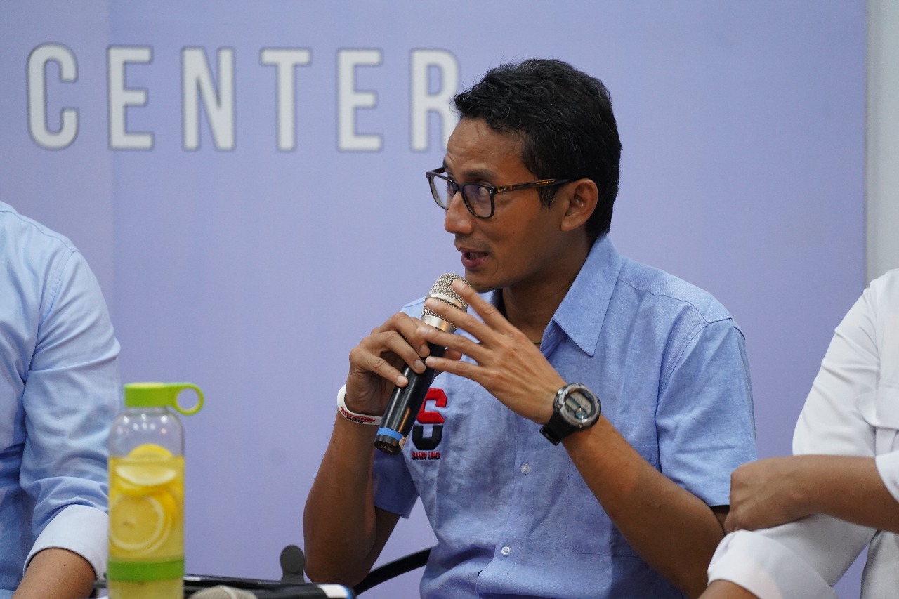 Calon Wakil Presiden nomor urut 02, Sandiaga Uno