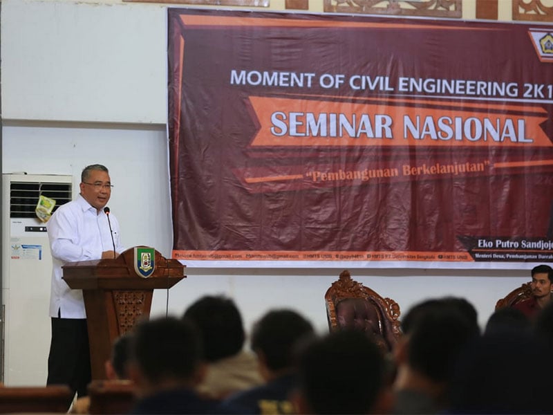 MENTERI Desa, Pembangunan Daerah Tertinggal, dan Transmigrasi Eko Putro Sandjojo 