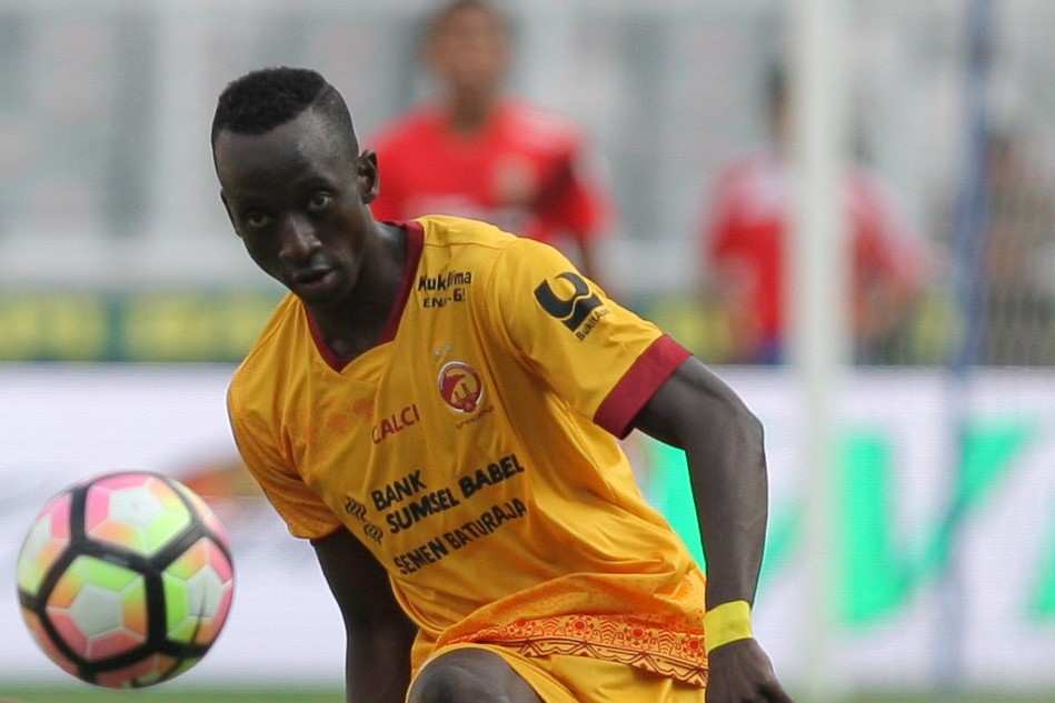 Gelandang serang Arema FC asal Mali, Konate Makan.