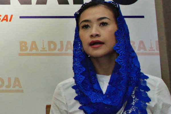 Juru bicara milenial TKN Lathifa Al Anshori