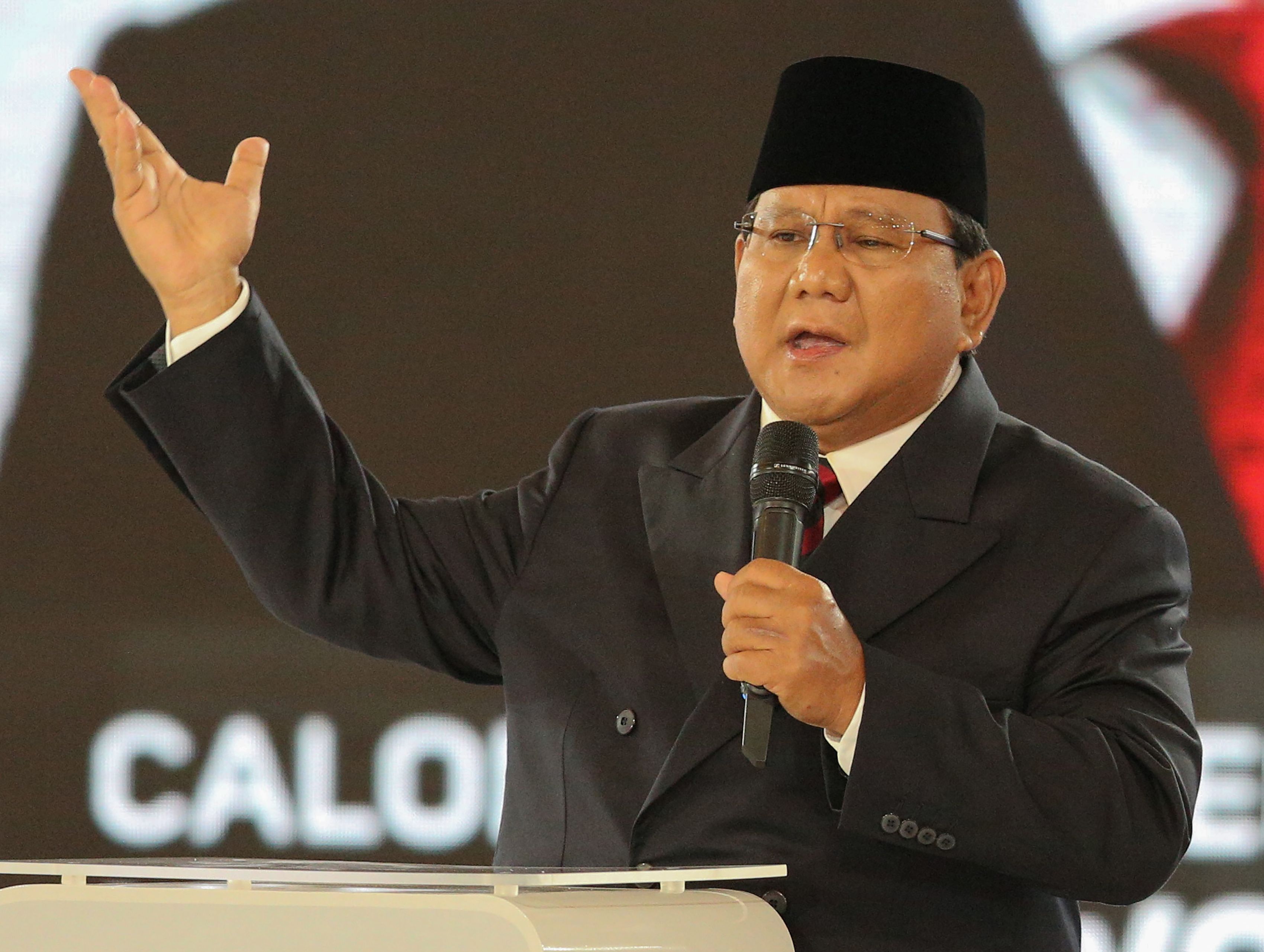 Capres nomor urut 02 Prabowo Subianto.