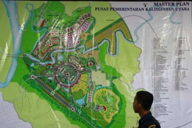 Masterplan kawasan pusat pemerintahan Provinsi Kalimantan Utara di Kota Baru Mandiri Tanjung Selor   