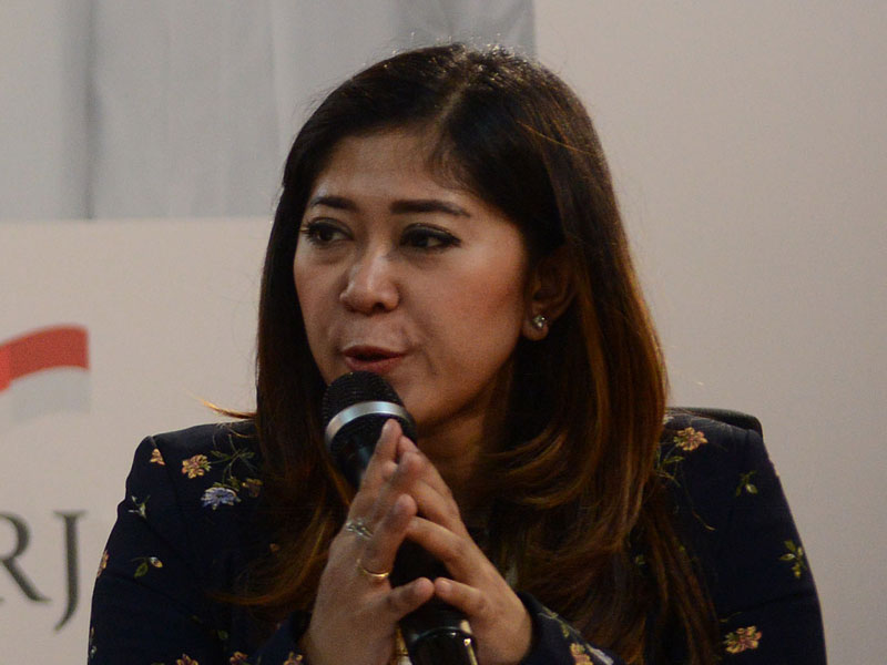 Wakil Direktur Komunikasi Politik TKN Meutya Hafid.