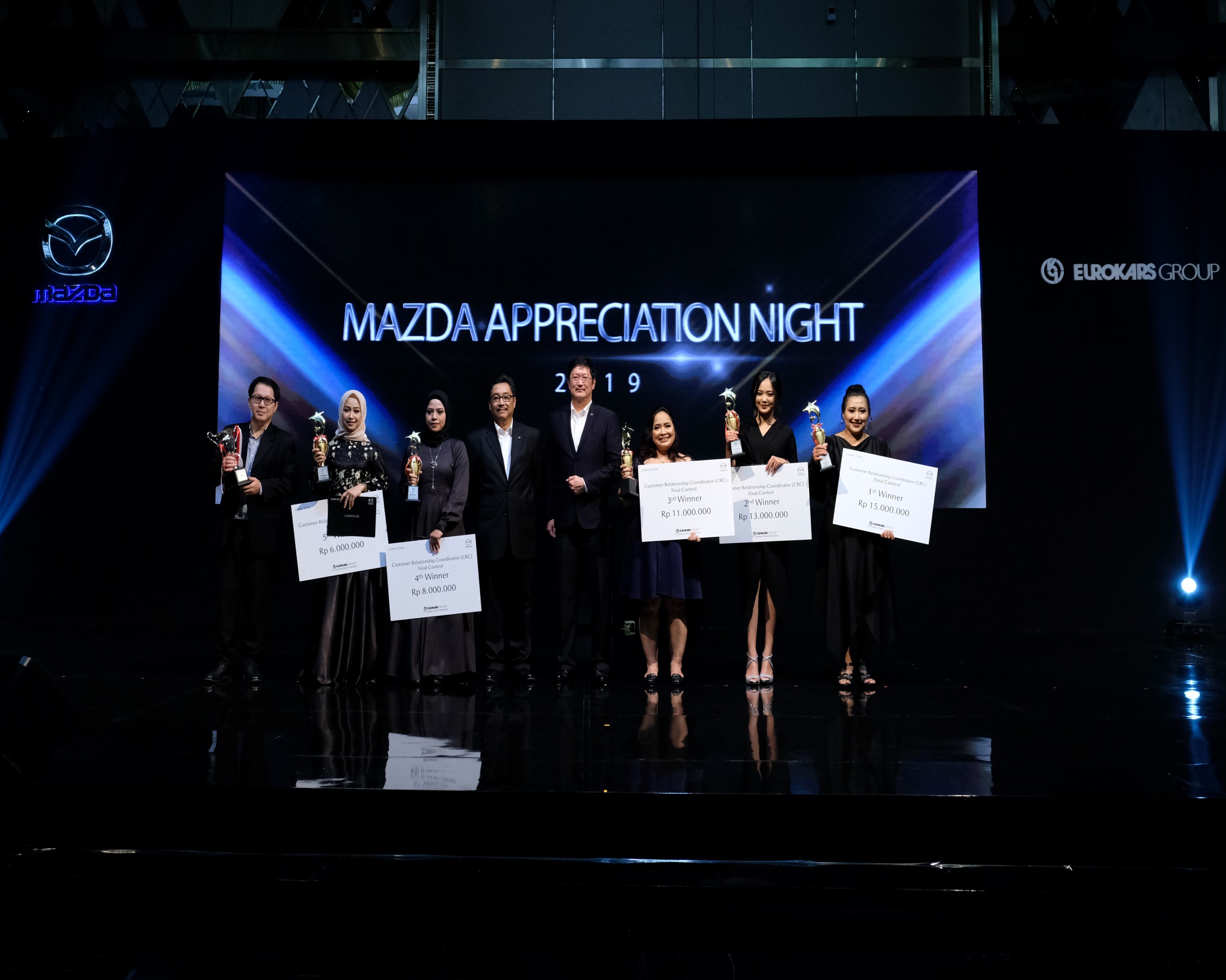 Mazda menggelar malam apresiasi bagi diler di jakarta, Selasa (26/3)