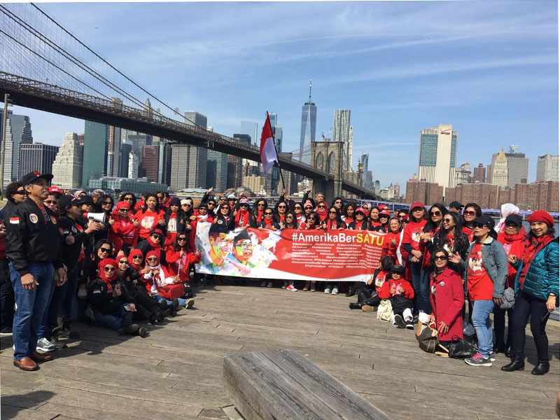 Relawan Jokowi – Amin di New York (#RelawanJokowiNY) kembali mengadakan kegiatan untuk mempererat silaturahmi para relawan, Sabtu (30/3).