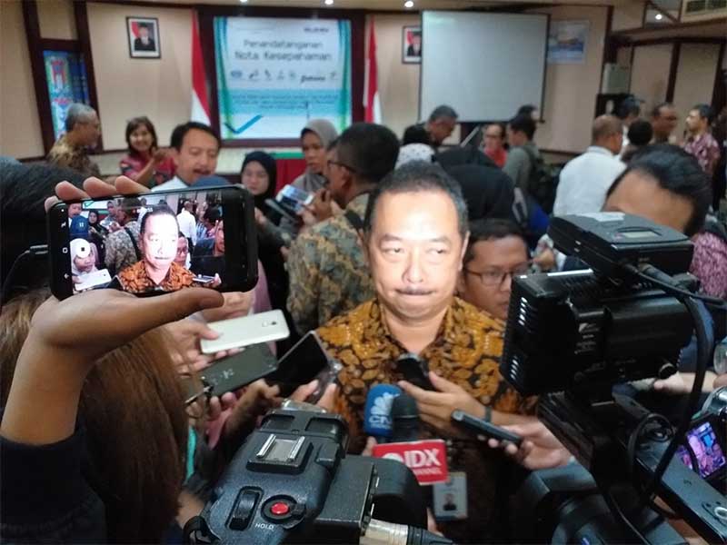 DEPUTI Bidang Pertambangan Industri Strategis dan Media Kementerian BUMN Fajar Harry Sampurno