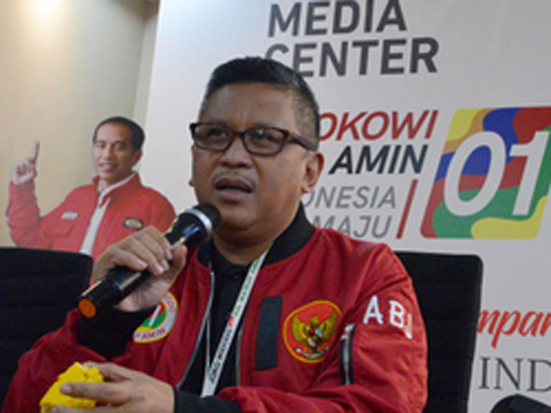 Sekretaris Tim Kampanye Nasional (TKN) Hasto Kristiyanto