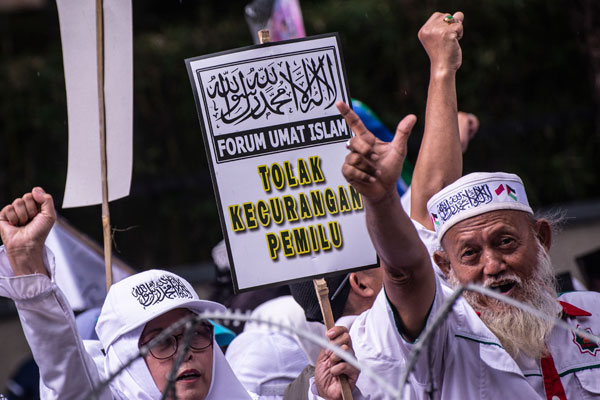 Demo di KPU, FUI: Jangan Ada Kecurangan dalam Pemilu