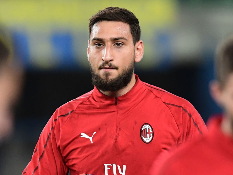 Penjaga Gawang AC Milan Gianluigi Donnarumma