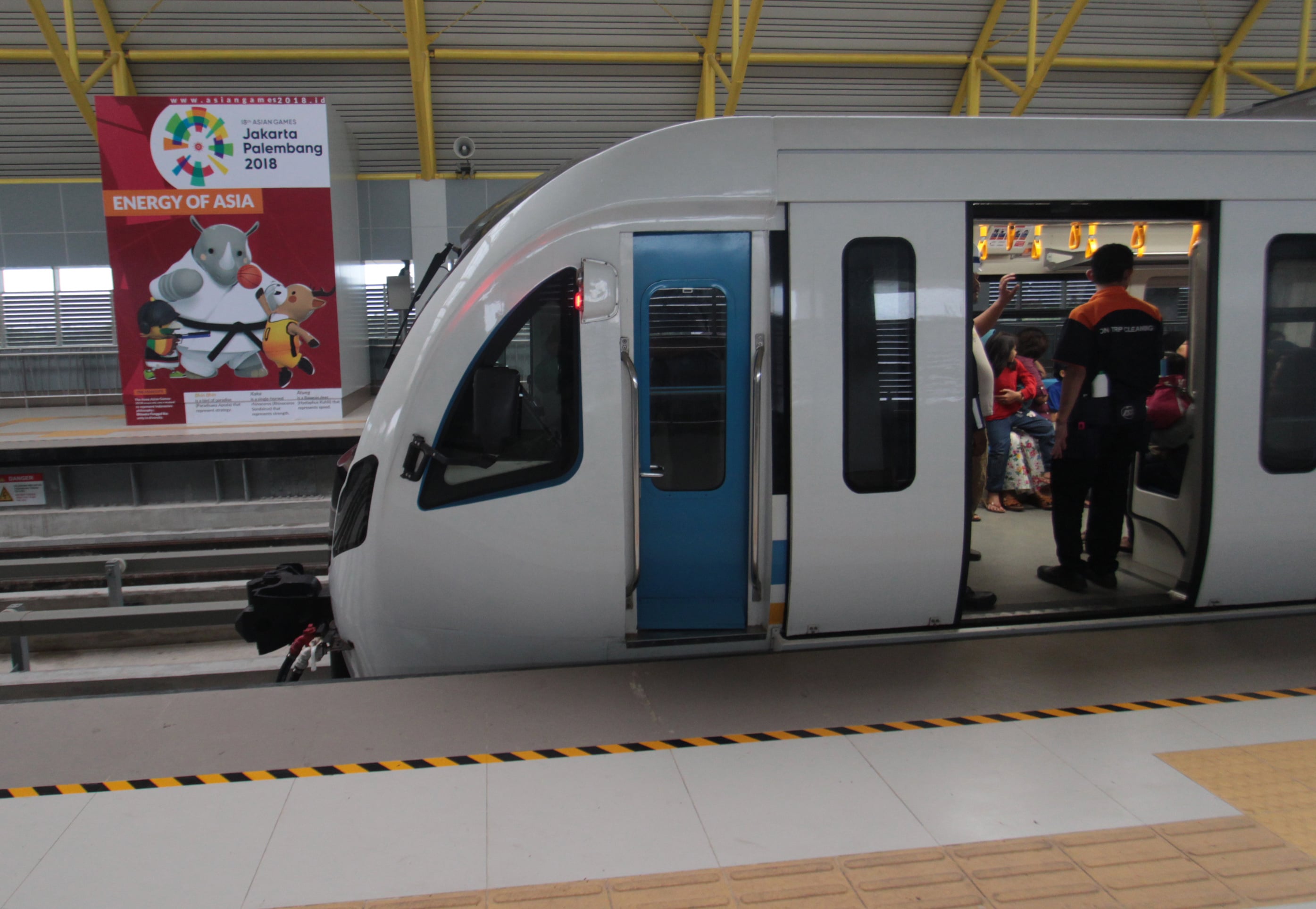 Pengoiperasian LRT Palembang saat Asian Games 2018 Jakarta-Palembang