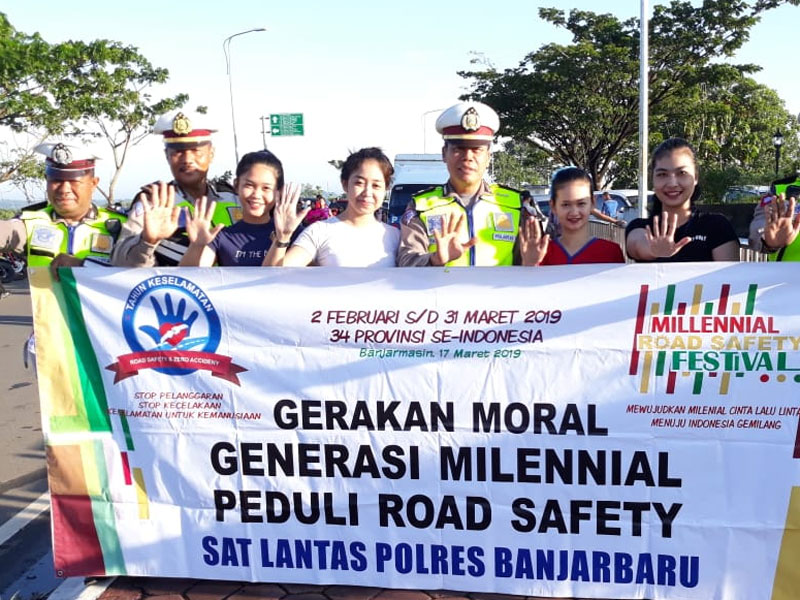 Millennial Road Safety Festival 2019 Kalsel Meriah