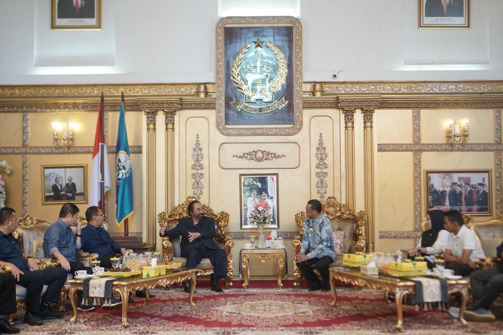 Surya Paloh Minta Gubernur Sulsel Jaga Pancasila