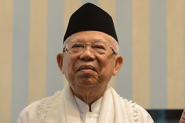 Calon Wakil Presiden nomor urut 01 KH Ma'ruf Amin