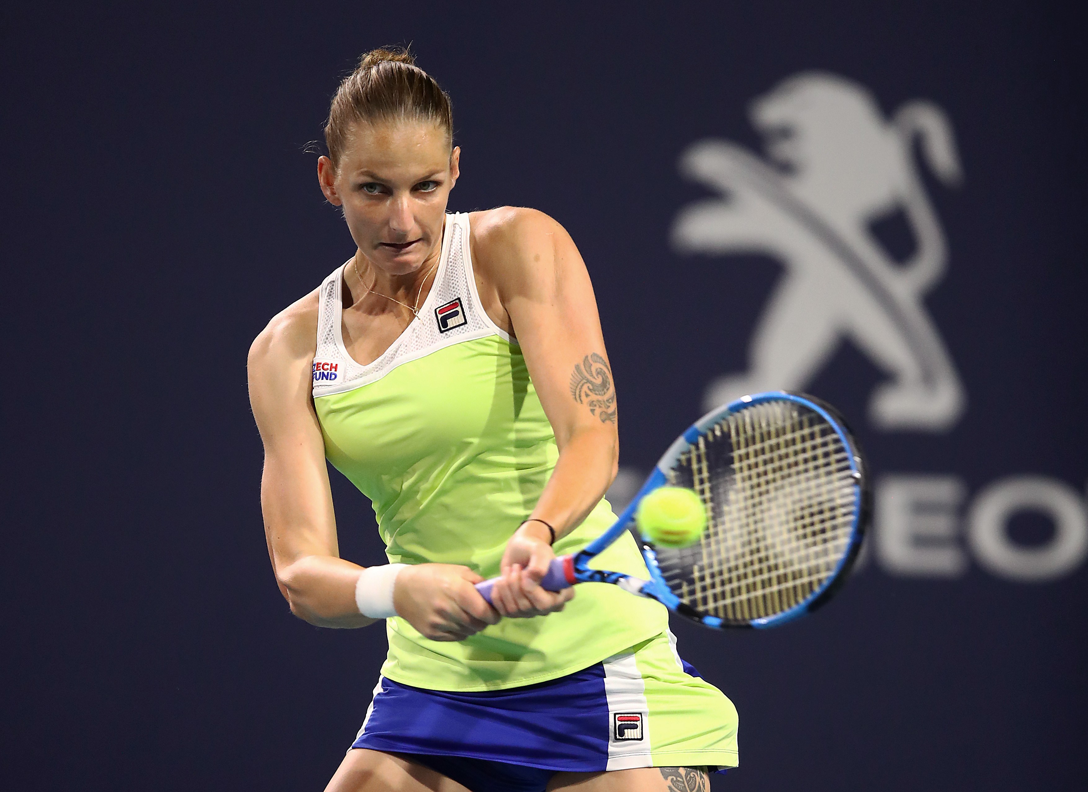 Petenis nomor lima dunia Karolina Pliskova dari Republik Ceko
