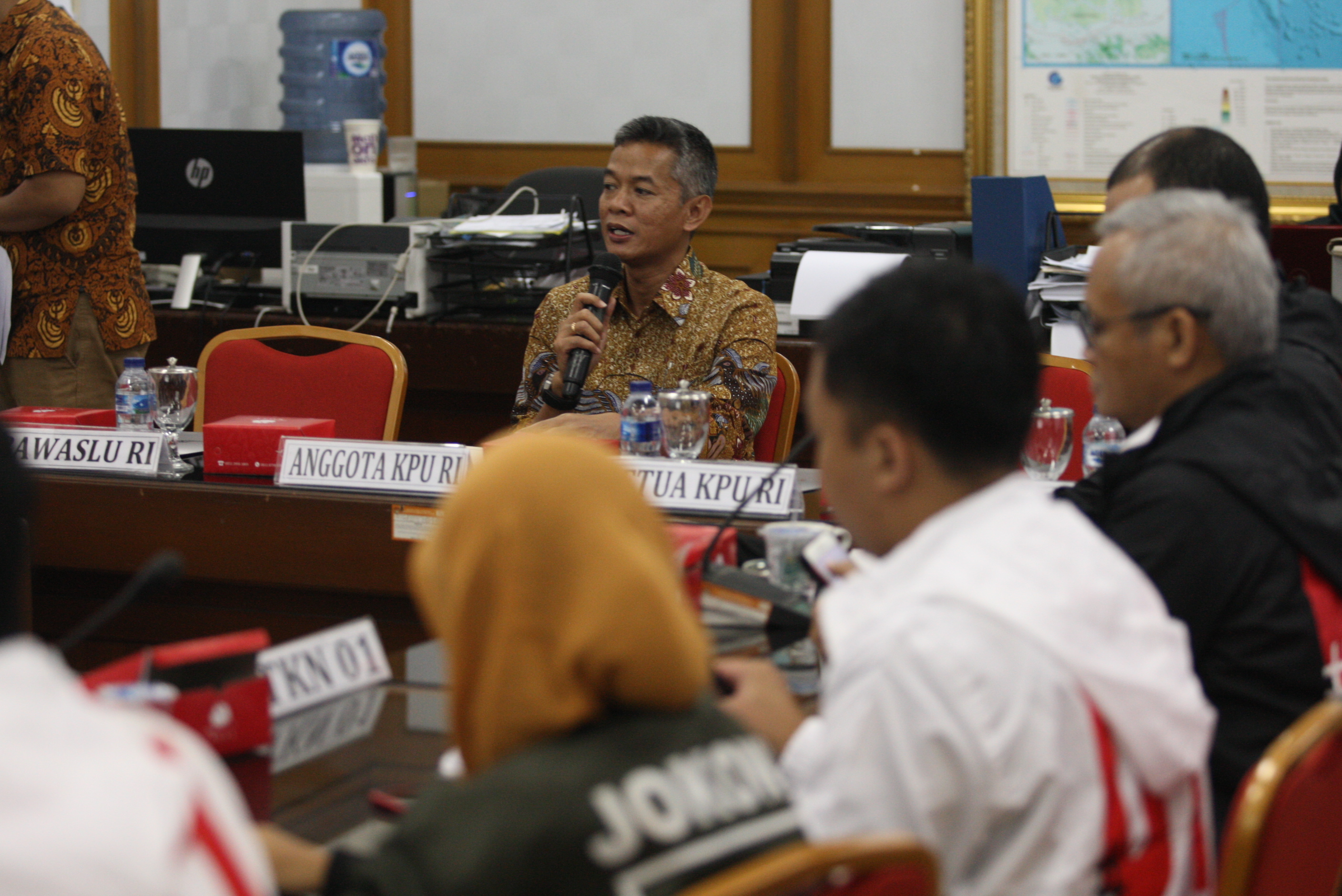 Rapat Persiapan Debat Pilpres ke-4 dan ke-5