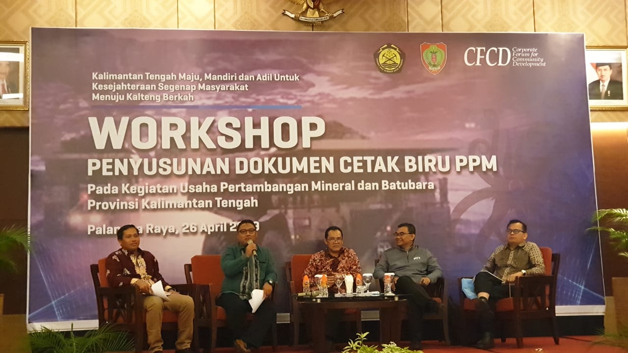 Workshop penyusunan cetak biru PPM usaha pertambangan dan mineral di Kalimantan Tengah